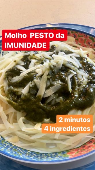 MOLHO pesto DA IMUNIDADE