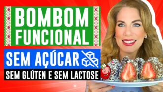 MUFFIN DE MORANGO sem AÇUCAR, sem GLUTEN, sem LACTOSE !